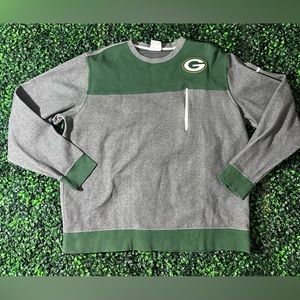 Nike NFL Green Bay Packers Men’s 2XL Long Sleeve Pullover Sweater On Field